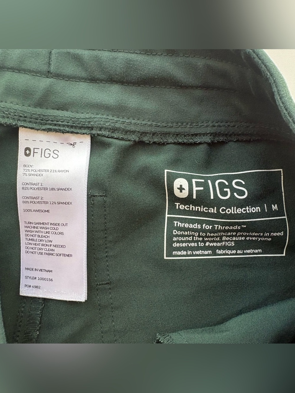 Figs Zamora Jogger Scrub Pant Size Medium - Picture 5 of 5
